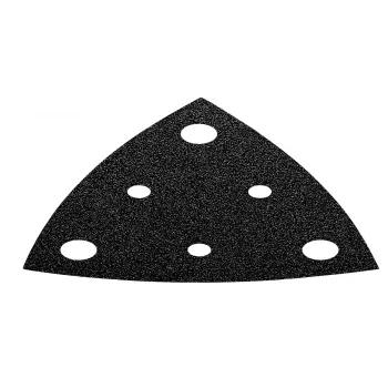 FEIN folhas de lixa delta de velcro 80 mm grão P40, perfuradas, pack de 35 63717236010
