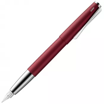 LAMY studio caneta de tinta permanente Royal Red mate pena média 1238608