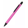 ONLINE SCHREIBGERÄTE ALU stylus caneta de esferográfica rosa com tinta azul, corpo de alumínio, stylus capacitivo, mecanismo de pressão, recarregável, 1 unid. (32117/3D)