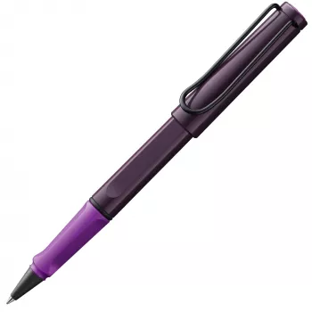 LAMY safari caneta roller violeta Blackberry com tinta azul 1238388