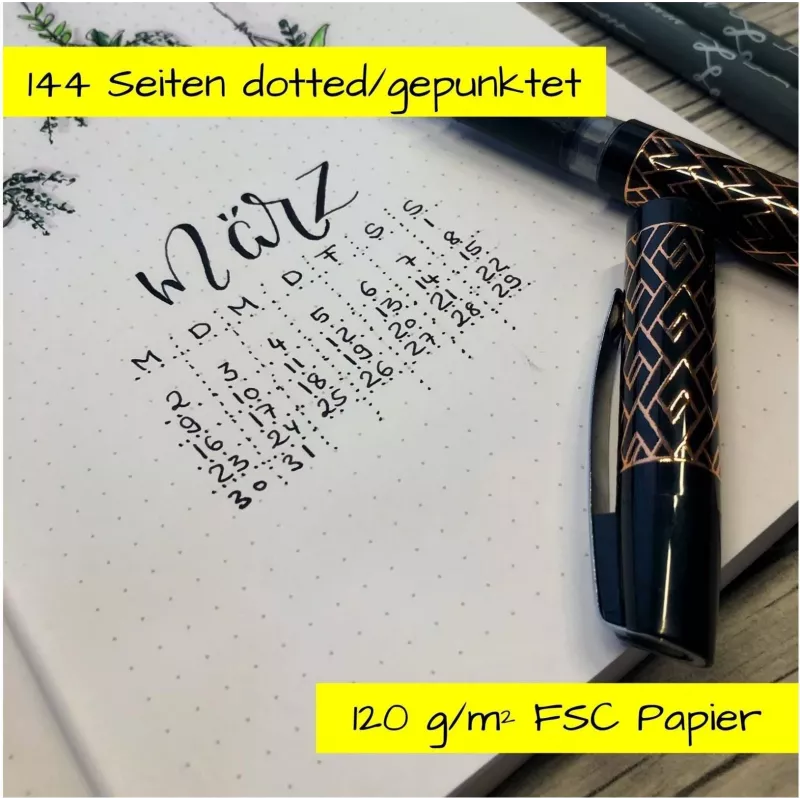 ONLINE Bullet Journal Spotlights rosa A5 pontilhado capa mole multicolor 70042