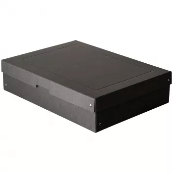 Caixa de arrumação FALKEN PURE 14,0 L preta 32 x 44 x 10 cm (1 unid.) 22001688000F