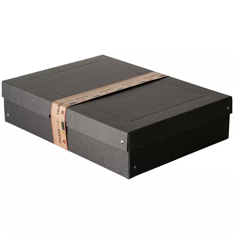 Caixa de arrumação FALKEN PURE 14,0 L preta 32 x 44 x 10 cm (1 unid.) 22001688000F