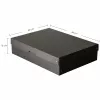 Caixa de arrumação FALKEN PURE 14,0 L preta 32 x 44 x 10 cm (1 unid.) 22001688000F