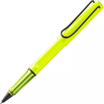 Rollerball LAMY Safari amarelo néon, tinta azul (1241857)
