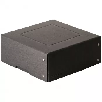 Caixa de arrumação FALKEN PURE 200x200mm para 1050 folhas, preta, 21x21x8,5 cm 22001752000F