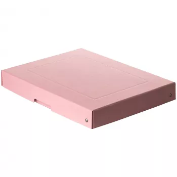 Caixa de arrumação FALKEN PURE A4 500 folhas rosa pastel 24 x 32 x 4 cm 22001880000F