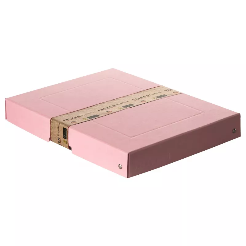 Caixa de arrumação FALKEN PURE A4 500 folhas rosa pastel 24 x 32 x 4 cm 22001880000F