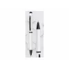 ONLINE SCHREIBGERÄTE Hexagon Stylus Esferográfica, caixa branca, tinta azul, stylus capacitivo, mecanismo rotativo, alumínio, 1 unid. (21031/3D)