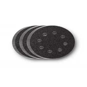 FEIN Conjunto de discos de lixa de velcro 115 mm, 15 peças, grãos P40/P60/P80, 8 furos 63717233020