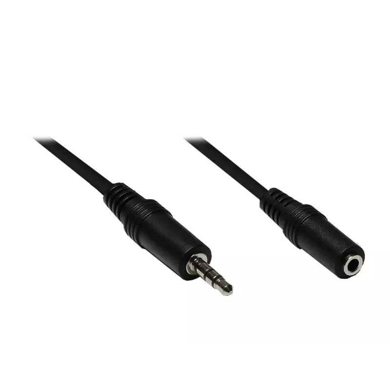 Good Connections cabo de extensão de áudio AS-35V2 3,5 mm jack macho para fêmea 2 m preto