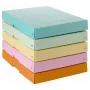 FALKEN PURE caixa de armazenamento 500 folhas pastel sortido 24 x 32 x 4 cm, 5 unid. 22001952000F