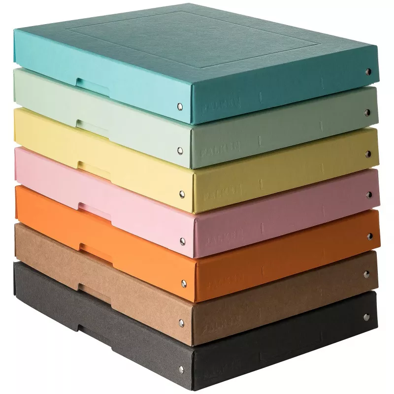 FALKEN PURE caixa de armazenamento 500 folhas pastel sortido 24 x 32 x 4 cm, 5 unid. 22001952000F
