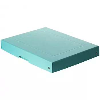 FALKEN PURE caixa de armazenamento 500 folhas azul pastel 24,0 x 32,0 x 4,0 cm, 1 unid. (22001856000F)