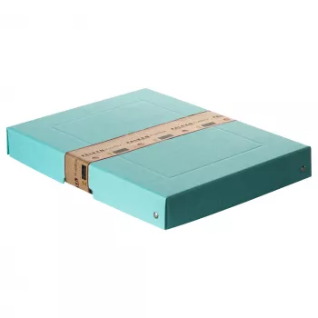FALKEN PURE caixa de armazenamento 500 folhas azul pastel 24,0 x 32,0 x 4,0 cm, 1 unid. (22001856000F)