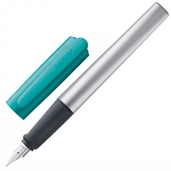 LAMY nexx Special Edition caneta de tinta permanente esmeralda/prateado médio (M) 1229415