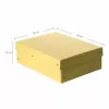 FALKEN PURE caixa de armazenamento de documentos 1250 folhas amarelo pastel 24,0 x 32,0 x 10,0 cm, 1 unid. 22001936000F