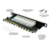 GoodConnections Alcasa GC-N0130 módulo keystone RJ45 blindado Cat6a - 10GbE, 22-26 AWG, preto