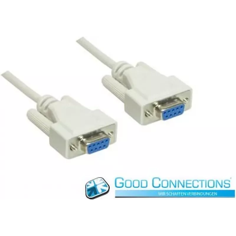 Good Connections 4609-FF2 cabo série, 9 pinos fêmea para fêmea 1:1, 1,8 m