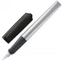 LAMY nexx caneta de tinta permanente preto/prateado pena para principiantes A 1235827