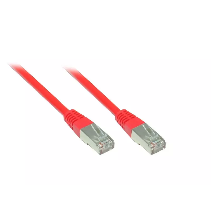 GoodConnections cabo de patch Cat. 5e SF/UTP, vermelho, 1m 855R-010