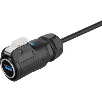 Cabo USB 3.0 GoodConnections GC IC01-24U301, ficha Type-A macho para ficha Type-A macho, 3 m, preto
