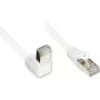 Cabo de rede GoodConnections Cat. 5e F/UTP, 3m, branco, RJ45 angular para reto 805W-030EWI