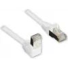 Cabo de rede GoodConnections Cat. 5e F/UTP, 3m, branco, RJ45 angular para reto 805W-030EWI