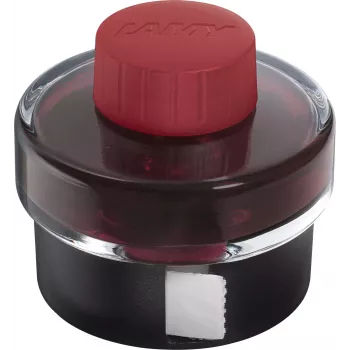 Tinteiro LAMY T 52 para caneta de tinta permanente, sépia, 50 ml com reservatório de tinta integrado e base estável 1240232