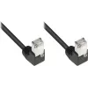 Cabo de rede Good Connections Cat 5e F/UTP, 3m, preto, fichas RJ45 angulares 90° para baixo 805S-030WI