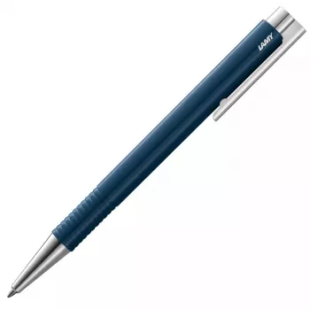 Caneta de tinta permanente LAMY logo M+ azul com tinta preta 1236423