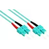 GoodConnections LW-810SC3 OM3 Cabo patch de fibra ótica multimodo duplex, SC/SC, 50/125, 10 m