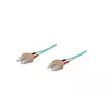 GoodConnections LW-810SC3 OM3 Cabo patch de fibra ótica multimodo duplex, SC/SC, 50/125, 10 m