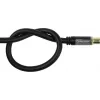 Cabo de antena GoodConnections SmartFLEX, ficha coaxial IEC macho para conector fêmea, dourado, blindagem quádrupla, 120 dB, preto, 7,5 m (GC-M2056)