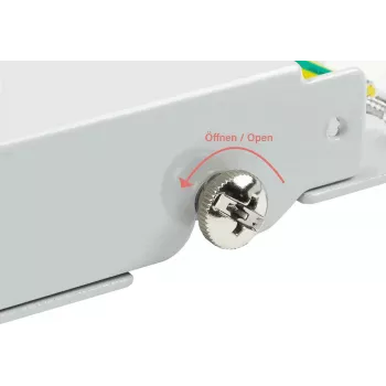 Módulo keystone RJ45 blindado GoodConnections Alcasa GC-N0111 Cat6 - cinzento