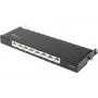 GoodConnections Alcasa GC-N0118 módulo Keystone Cat.6a blindado, sem ferramentas, RJ45, 10G, preto
