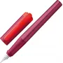 LAMY nexx caneta de tinta permanente Multi-Red A (principiante) com pega ergonómica e pena de aço inoxidável 1241765