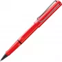 LAMY Safari caneta roller vermelho brilhante com clipe metálico e pega ergonómica, inclui cartucho de tinta T 10 1240183