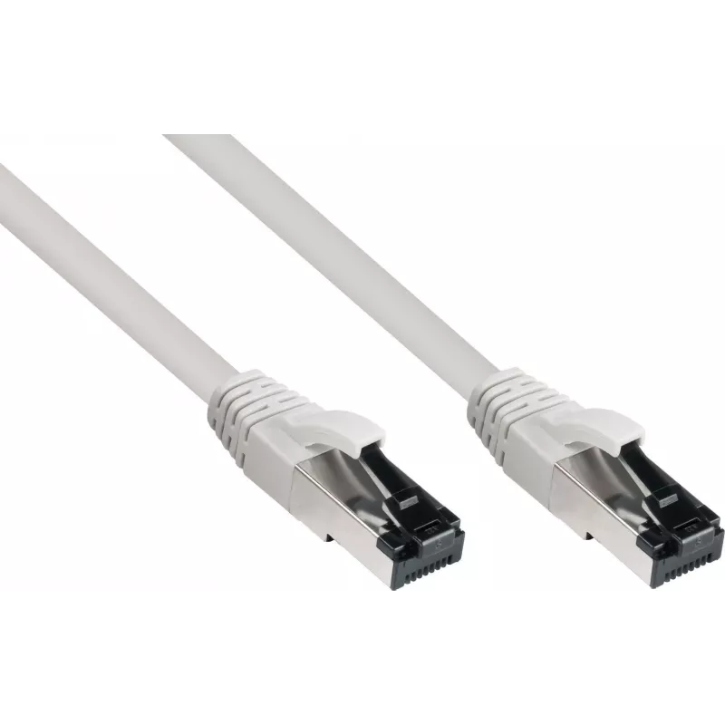 GoodConnections Alcasa 8080L-200 cabo de rede Cat8.1 S/FTP, 20 m, cinzento, RJ45, 40 Gbit/s, 2000 MHz