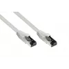 GoodConnections Alcasa 8080L-200 cabo de rede Cat8.1 S/FTP, 20 m, cinzento, RJ45, 40 Gbit/s, 2000 MHz