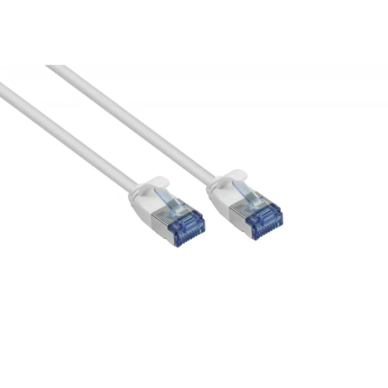 GoodConnections RNS SlimLine cabo de rede Cat.6A U/FTP LSZH, 5 m, branco 8060-HS050W