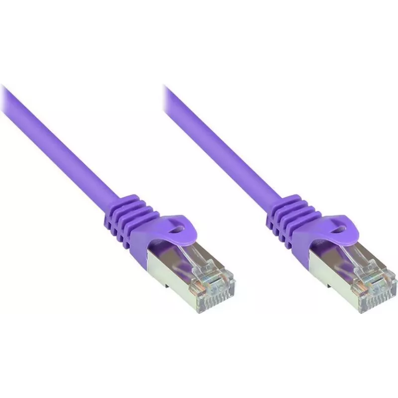 GoodConnections Alcasa cabo de rede Cat5e SF/UTP 1,5 m RJ-45 dourado 855V-015