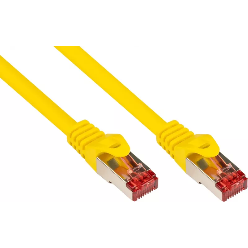 GoodConnections RNS® cabo de rede Cat. 6 S/FTP com Snagless Boot, PiMF, PVC, 250 MHz, amarelo, 25 m 8060-250Y