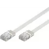 GoodConnections cabo de rede plano Cat. 6 U/UTP, branco, 1,0 m (806U-F010)