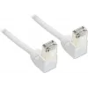 Good Connections Cabo de rede Cat. 5e F/UTP, branco, 15 m, RJ45 angular para baixo 805W-150WI