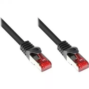 GoodConnections Alcasa 8060-400S Cabo de rede Cat6 S/FTP, ficha RJ45 macho para macho, 40 m, dourado