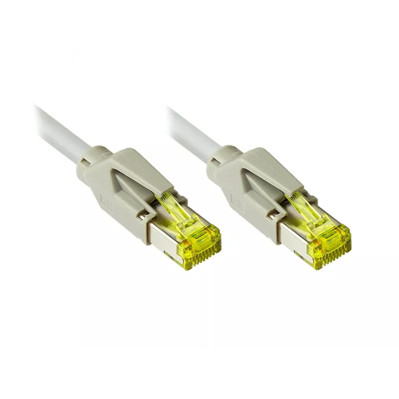 GoodConnections Cabo de rede Cat.7 S/FTP de 20 m com cabo bruto Draka UC900 e fichas Hirose TM31 (831RK-020)