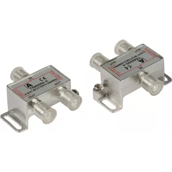 GoodConnections Distribuidor SAT com conectores F, 2 vias, 5-2250 MHz