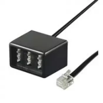 Good Connections Adaptador telefónico RJ11 (6P4C) ficha macho para conector fêmea NFN TAA-NFN