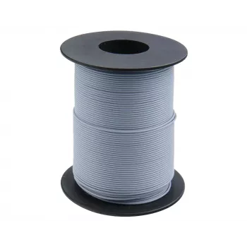 Donau Elektronik 105-9-100 Fio de ligação 1 x 0,20 mm² cinzento 100 m